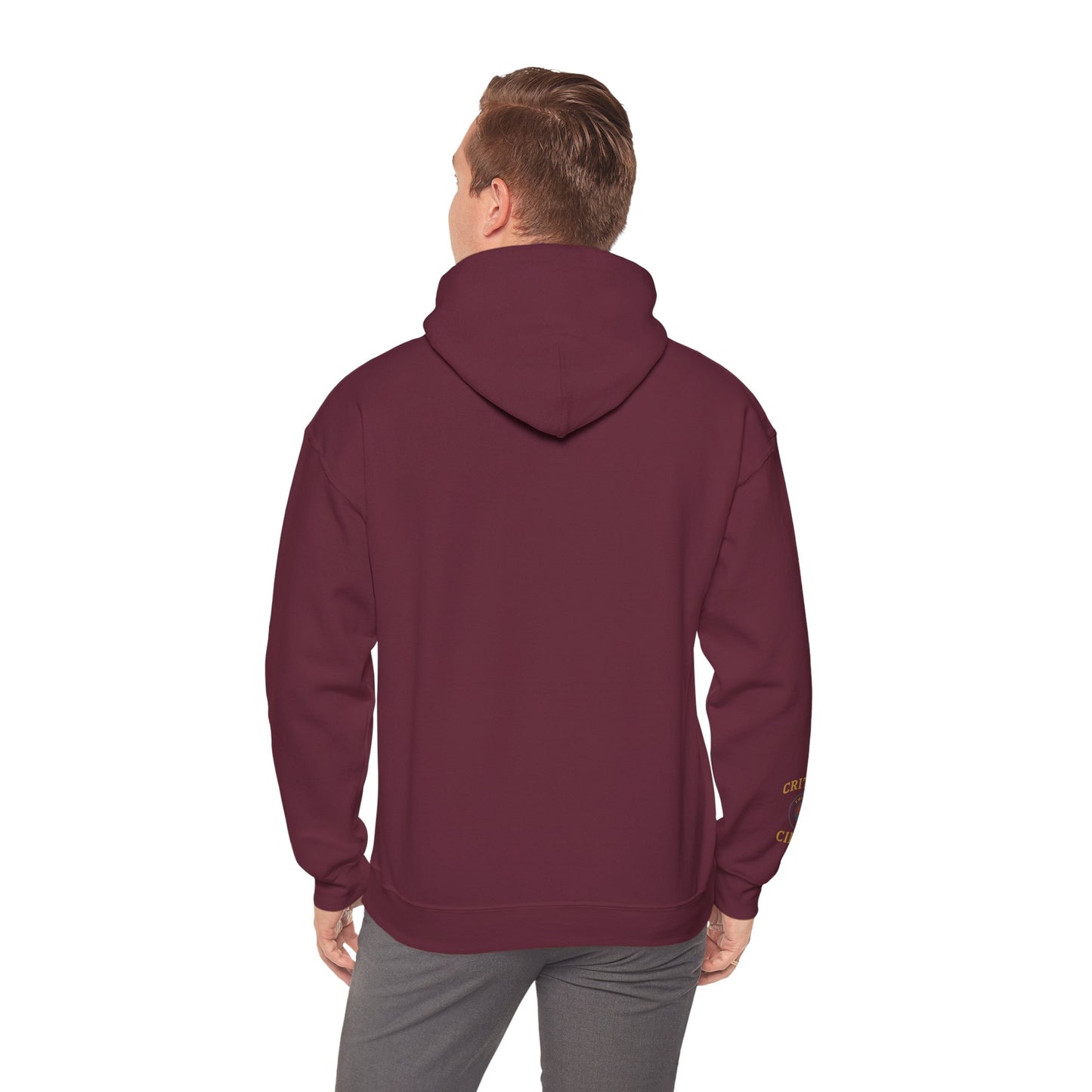 'Think Twice speak once' Critical Thinkers Circle Hoodie