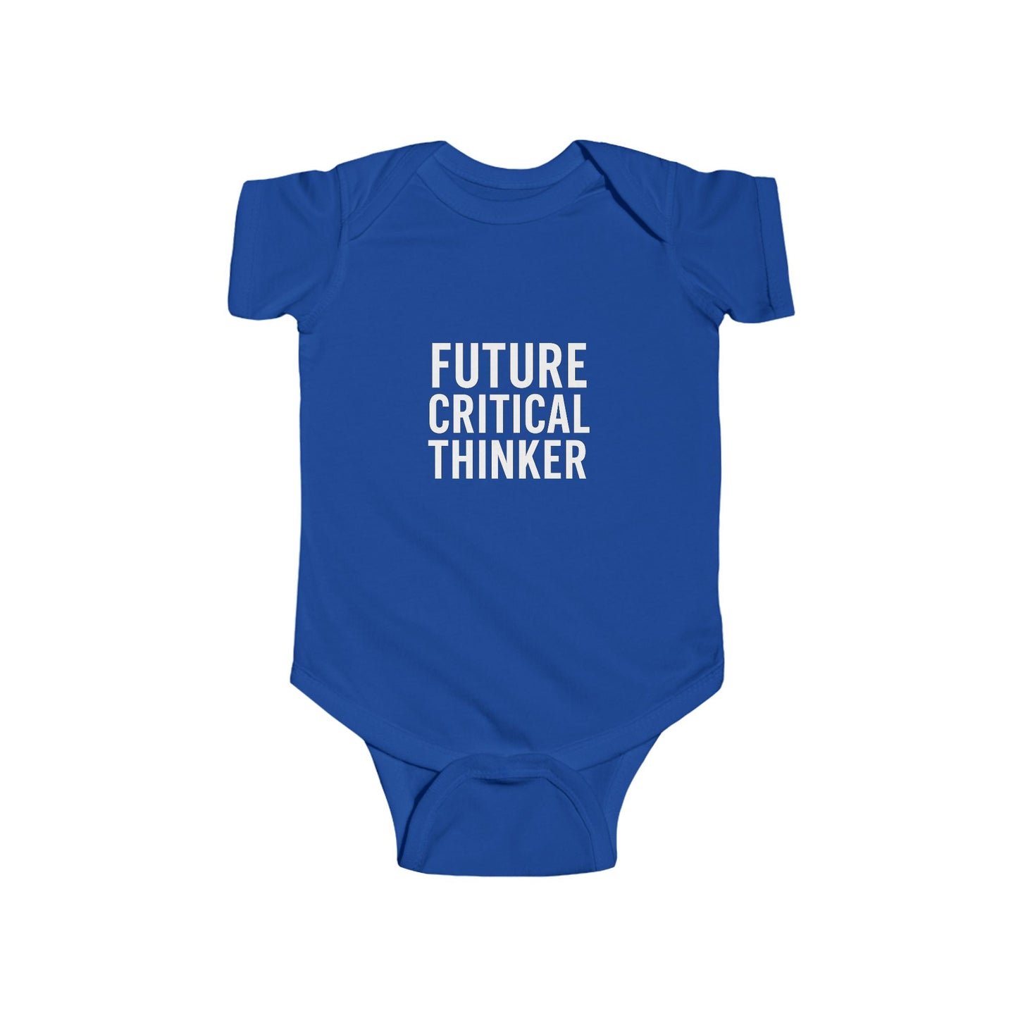 Future Critical Thinker Infant Bodysuit - Cute Baby Gift, Newborn Outfit, Baby Shower Present, Toddler Clothing, Inspirational Baby Wear