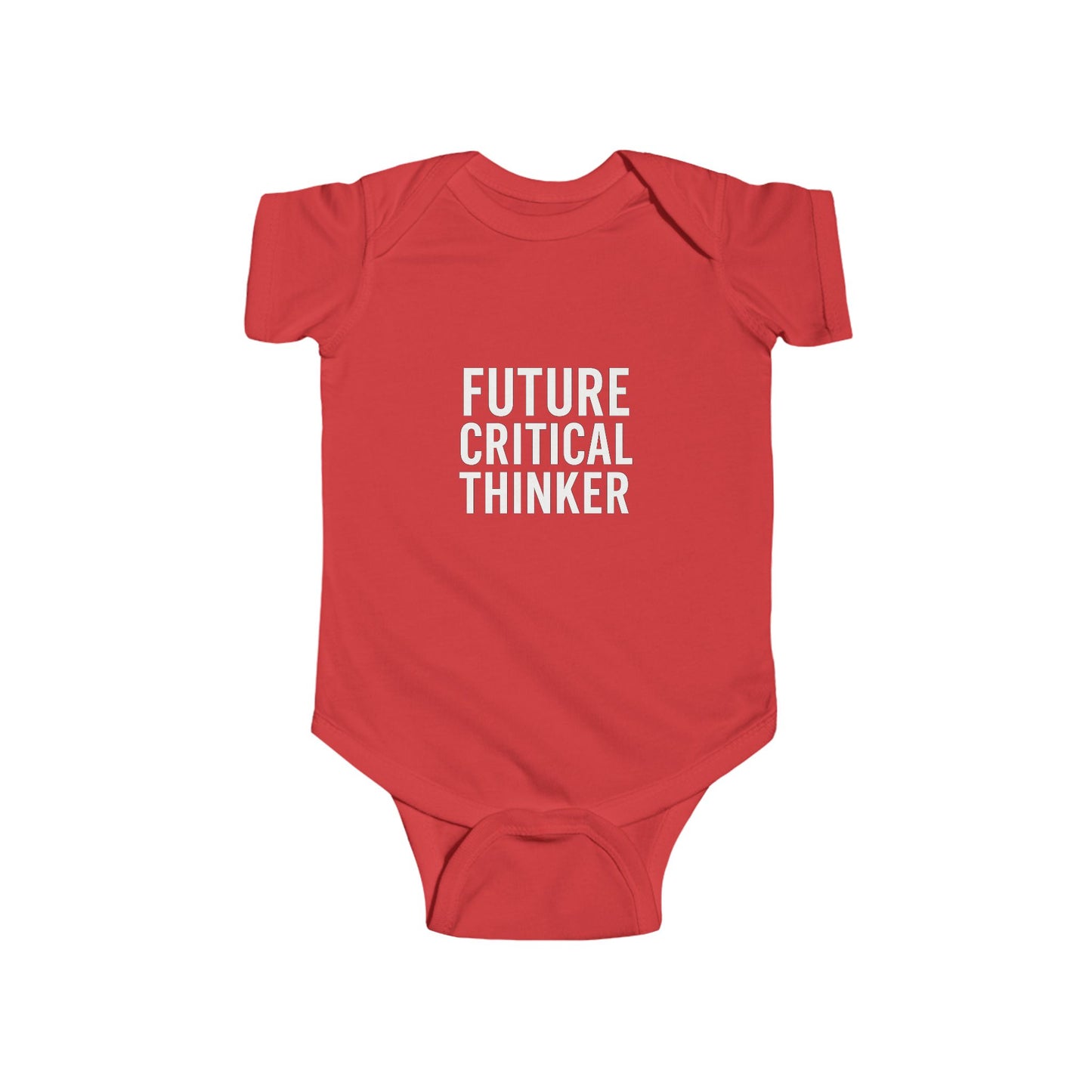 Future Critical Thinker Infant Bodysuit - Cute Baby Gift, Newborn Outfit, Baby Shower Present, Toddler Clothing, Inspirational Baby Wear