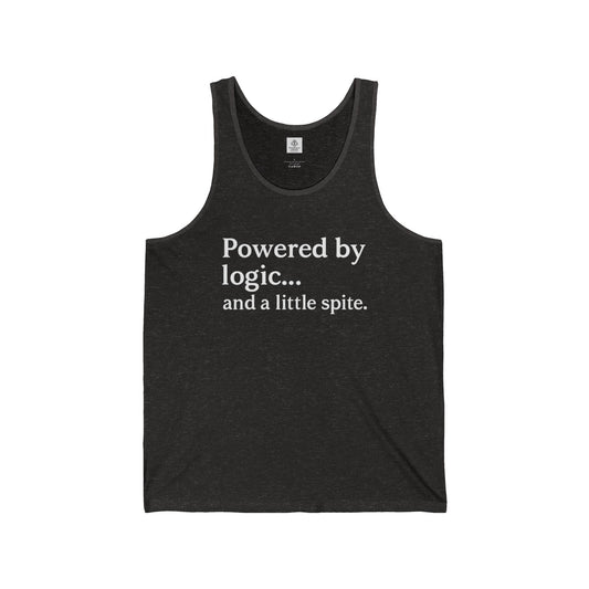Funny Logic Tank Top for Intellectuals - Unisex Jersey Tee