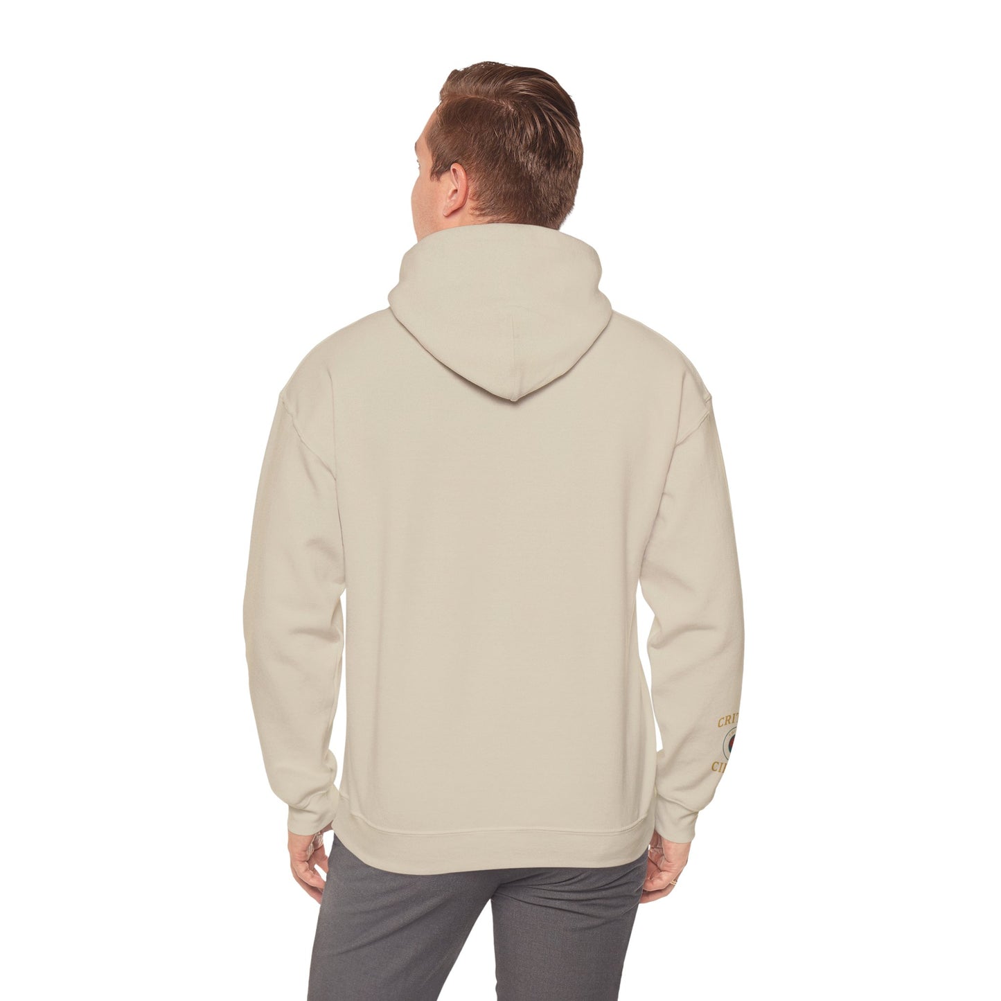 'Think Twice speak once' Critical Thinkers Circle Hoodie