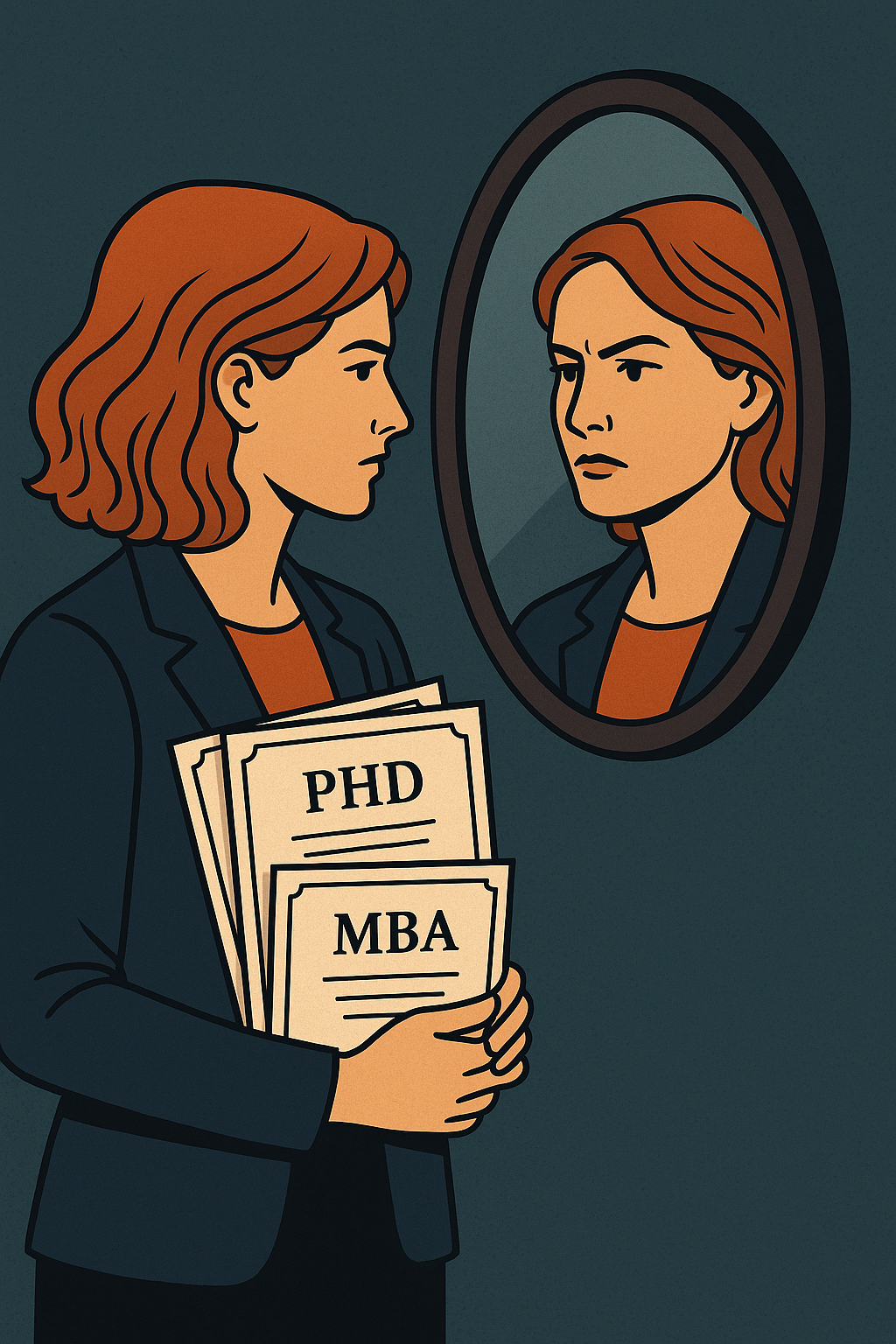 The Mask of Credentials: A Story of Ego, Narcissism, and the Need to Prove