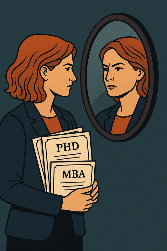 The Mask of Credentials: A Story of Ego, Narcissism, and the Need to Prove