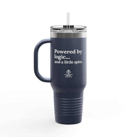 Powered by Logic Insulated Travel Mug - 40oz Red