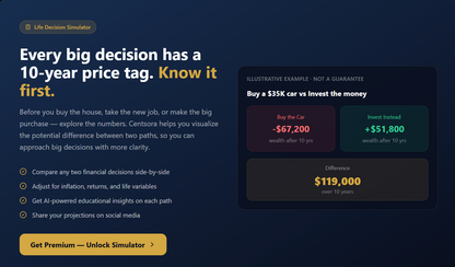 Centsora Financial Budget and Wealth App