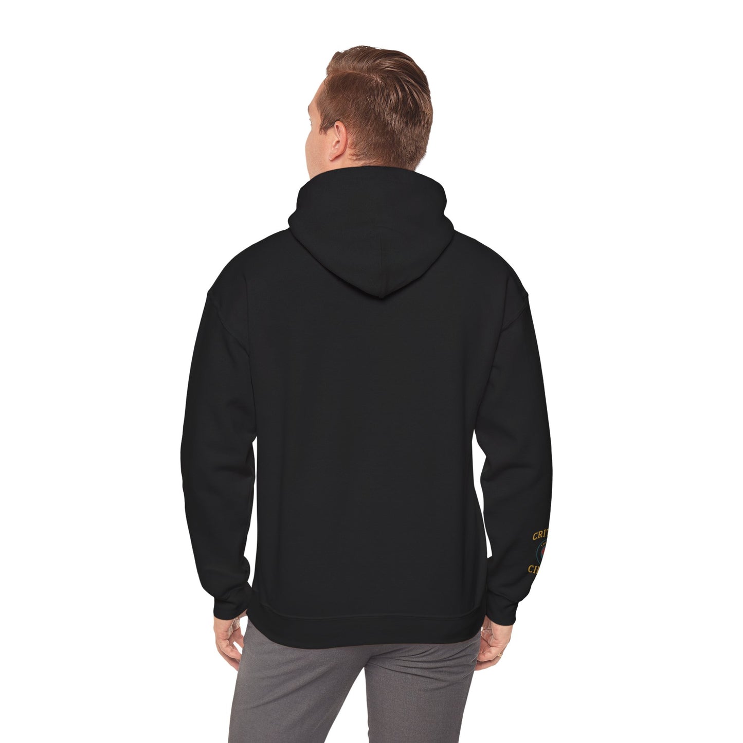 'Think Twice speak once' Critical Thinkers Circle Hoodie